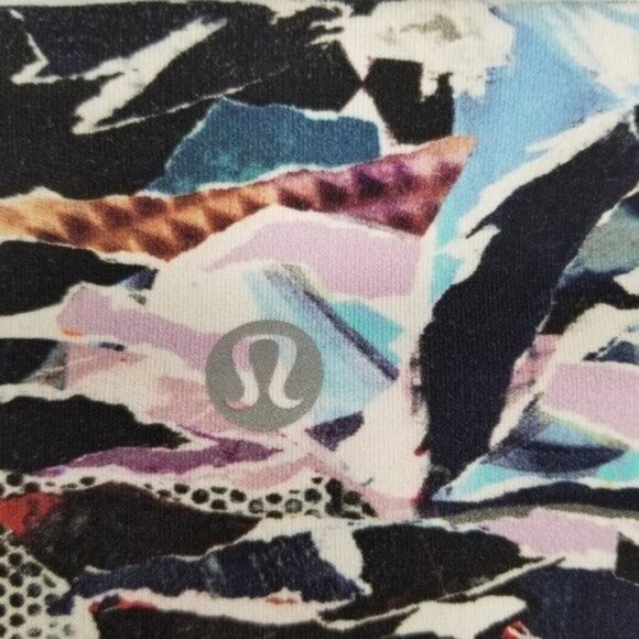 Lululemon Wunder Under LR Tight 28" Leggings Size 4 Culture Clash Multi Black - Picture 9 of 9